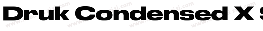 Druk Condensed X Sup字体转换
